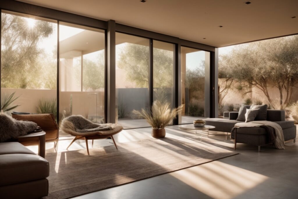 Phoenix home with window tinting, reducing sunlight glare and heat