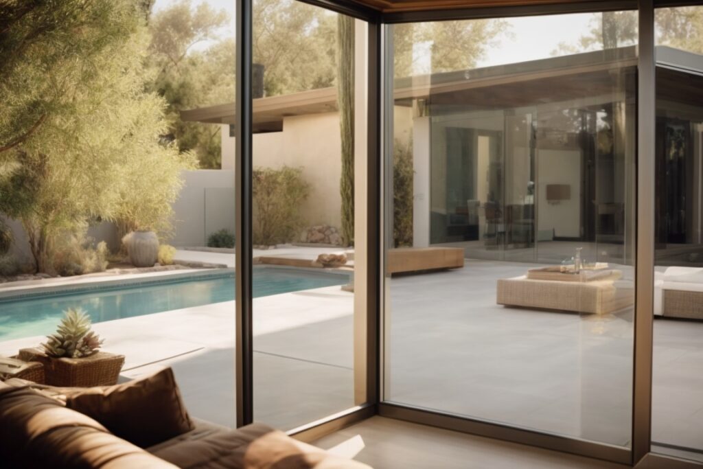 Phoenix home interior with insulating window film installed