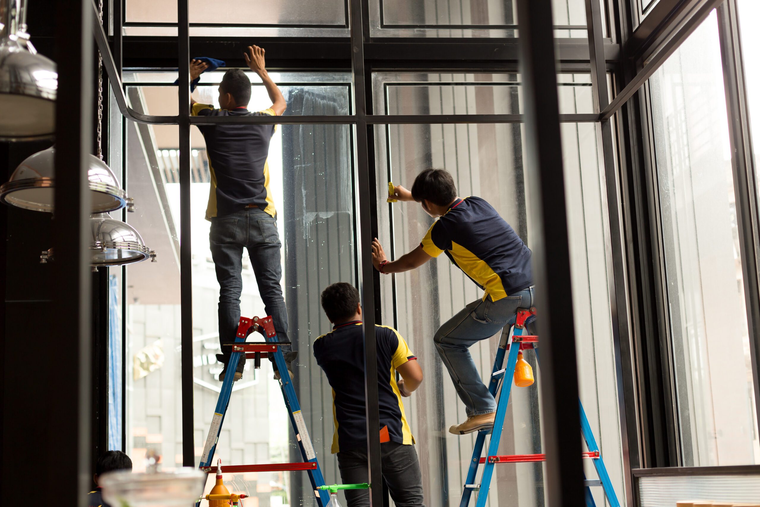 Window Film Phoenix Team Installing Window Films